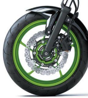 Z650 оснащен высокоэффективной тормозной системой с ABC